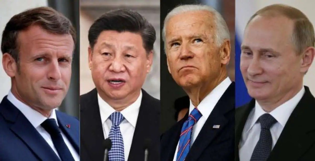 Macron-XiJinping-Biden-Puti