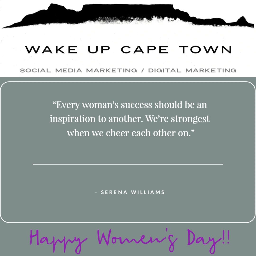 Wake_Up_CT's tweet photo. To all the Women out there...Happy Women's Day!

"She is clothed in Strength and Dignity, and she laughs without fear of the future."

#marketingtips #marketing101 #wakeupcapetown #capetown #internationalwomensday2022 #celebratewomen #youarestrong https://t.co/C4L6BbHvmK