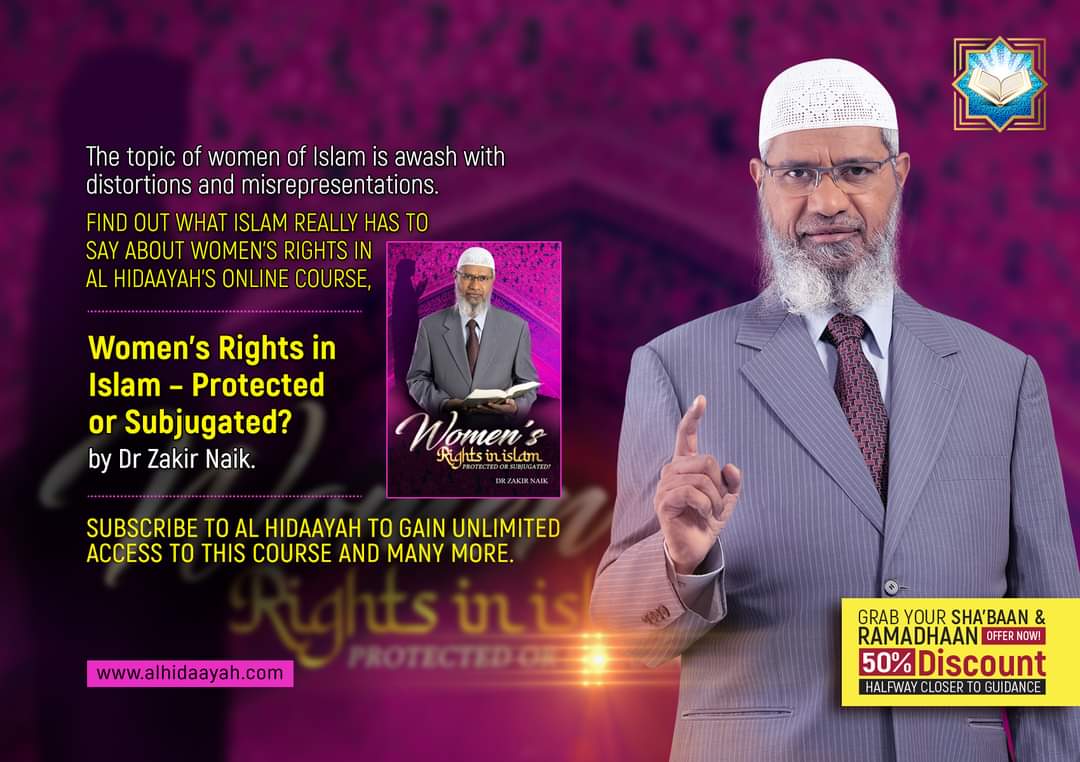 Women's Rights in Islam - Protected or Subjugated?

by Dr Zakir Naik

alhidaayah.com