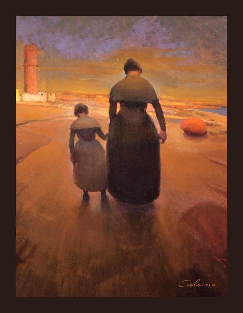 fundaciocalsina's tweet photo. 🎨  Àvia i néta. Ramon Calsina, 1988.
#8M #8demarç
#DiadelaDona https://t.co/aSG1lCnN3F