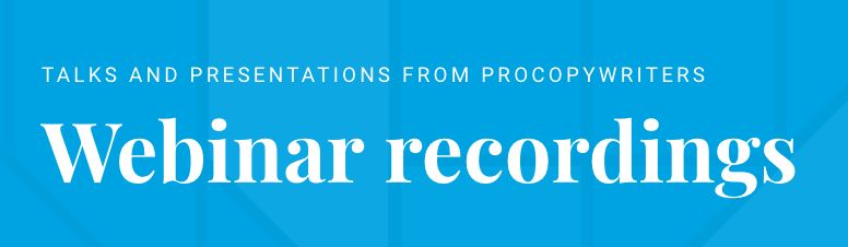 procopywriters's tweet image. Members, you&apos;re going to love this...

We&apos;ve just added a bunch of new webinar recordings to the member library, so you can learn from 6 of the amazing speakers at #CopyCon20:
@kirahug 🔹 @janee 🔹 @VeryGoodCopy 🔹 @robynlaaarv 🔹 @Nataliiee_N 🔹 @RellyAB

You&apos;re welcome!