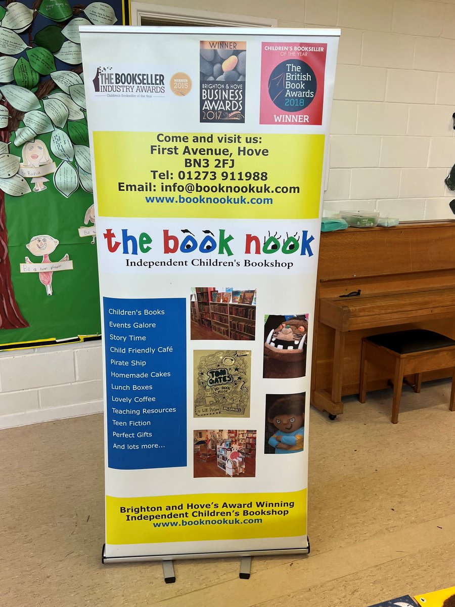 HassocksInfant's tweet photo. We're delighted to welcome back The Book Nook.  The book fair is visiting today and tomorrow.  Each class will have an opportunity to visit and parents are welcome to join us in the school hall from 2.30pm.  Hope to see lots of you there! @booknookhove https://t.co/3M01eQ9CVU