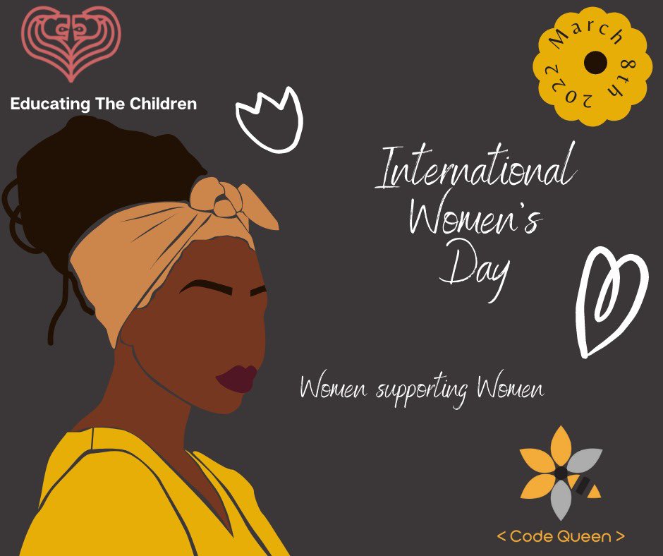 ETCeducation's tweet photo. Happy International women’s Day to all the women out there changing the narrative! 

#CodeQueen #100DaysOfCodeQueen https://t.co/vhDuFr2X8E