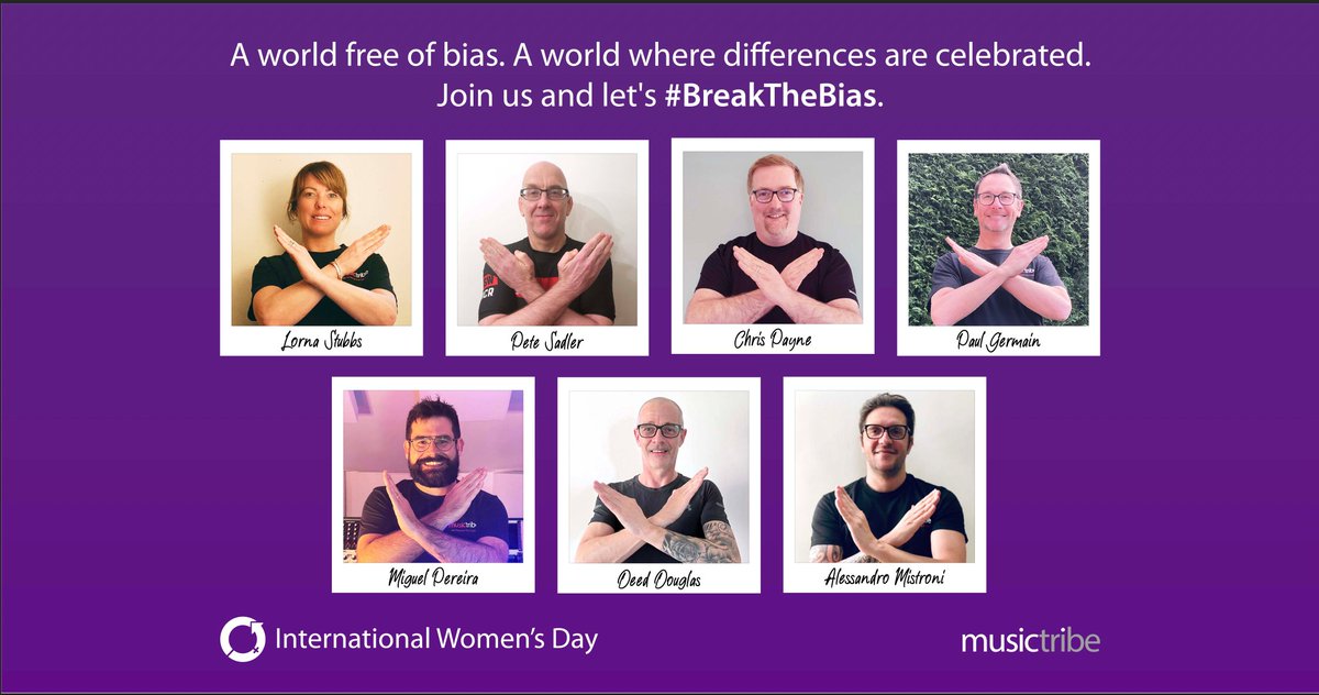 mymusictribe's tweet photo. Wherever we are, no matter what we do, we need a diverse, equitable and inclusive world, free of bias, stereotypes and discrimination.

Music Tribe celebrates diversity and equity alongside many other organizations

#MusicTribe #BeTheTribe #BreakTheBias https://t.co/Ak5hxbukgv
