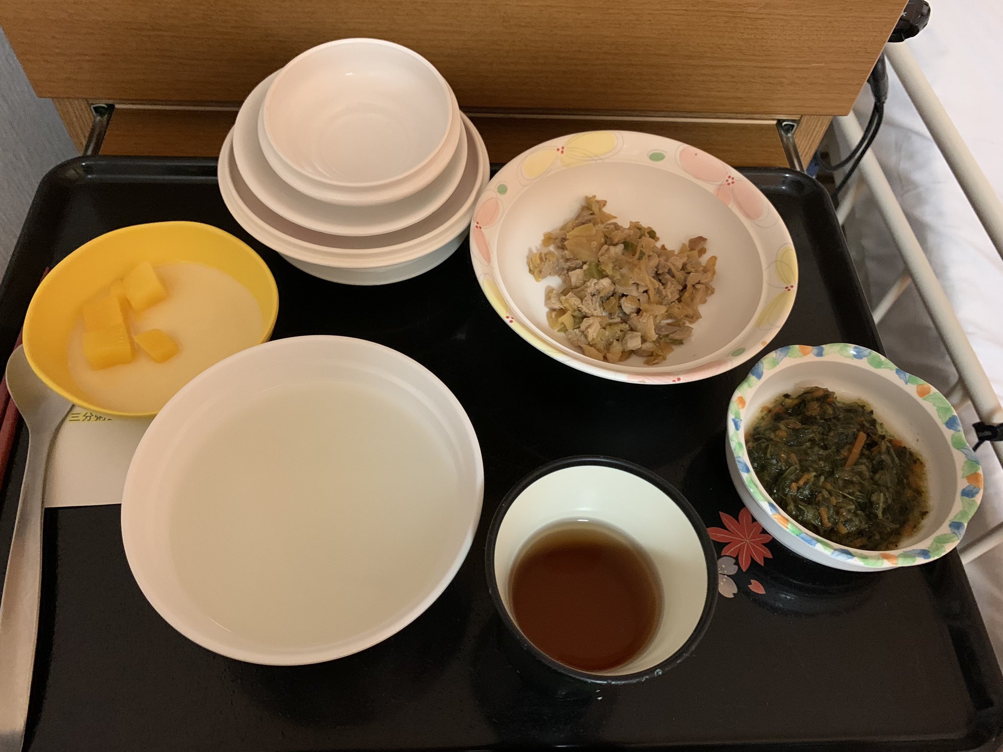 長山豊 入院11日目 夕食が重湯から三分粥にグレードアップ おかずも飲み物じゃない ひさしぶりに噛める食事を味わえた 今日の夜 点滴も外れるらしい どんどん回復している実感 T Co 5qtatpg1s0 Twitter