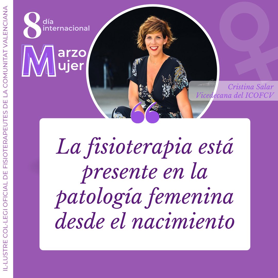 Icofcv's tweet photo. En el #8M, #DiaInternacionalDeLaMujer  hablamos con la vicedecana del @Icofcv, @CSalarAndreu sobre #Fisioterapia y #Mujer. Especialista en suelo pélvico y ejercicio terapéutico la entrevista nos permitirá conocerla más.

Leer entrevista completa: https://t.co/gaF4Avp5Vz https://t.co/bJpn3DnnMl