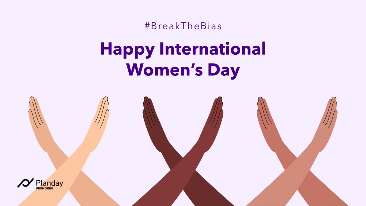 Planday's tweet photo. Today we proudly celebrate #InternationalWomensDay 💜
At #Planday we are taking action for equality and #BreakingTheBias by building a company where women are equally represented.
We will keep hiring strong and qualified #womenintech to #breakthebias 🙅🏻♀️🙅🏽♀️🙅🏾♀️ https://t.co/PYE0OuSFr8