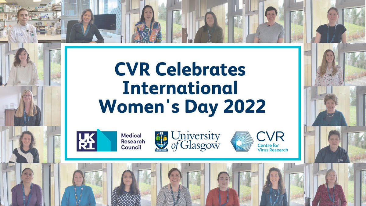 Today it’s #InternationalWomensDay and we’re celebrating all our amazing #WomenInScience at @cvrinfo. Watch this video to see some of the incredible people who contribute to our fight against viruses & the diseases they cause. #BreakTheBias #IWD2022 🎥youtu.be/rnk8ITZm2xI🎥