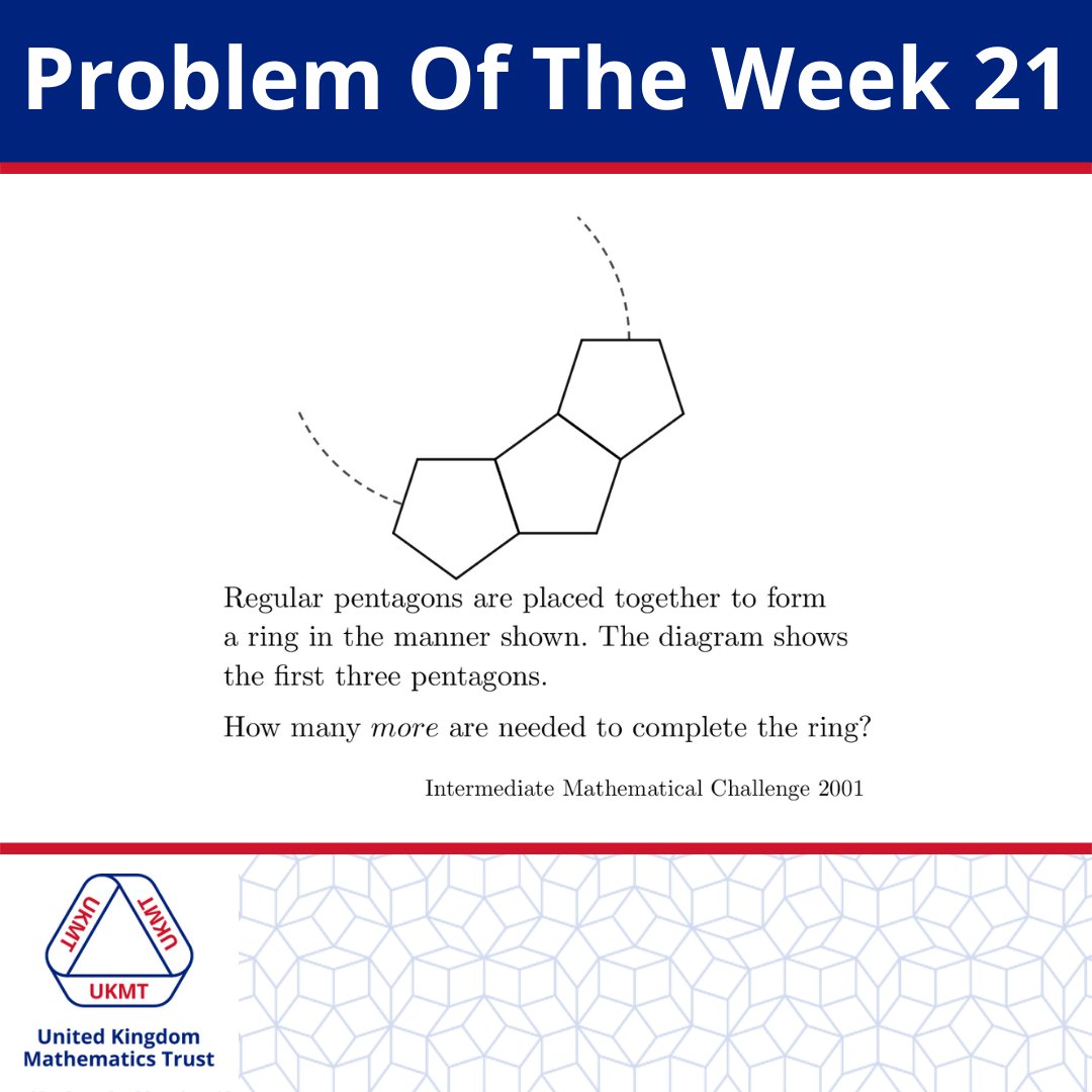 Problem Of The Week 21.

Solution posted on Thursday. 

*Please don't post the solution so that others can still work on the problem - instead, post a 'thumbs up' emoji if you think you know the answer. 👍