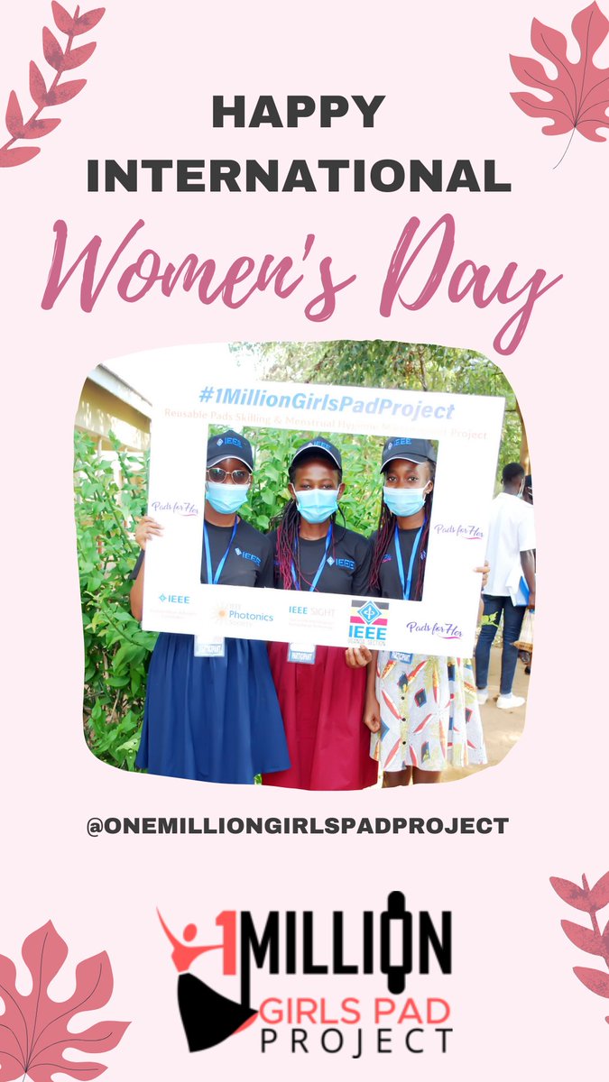 The <a href="/MillionPad/">One Million Girls Pad Project</a> wishes all of the incredible women a happy #WomensDay👩🏽. 
My darlings, life is tough, but you are as well💪🏽. Enjoy your day and make a difference in your communities. 

𝑻𝒐𝒈𝒆𝒕𝒉𝒆𝒓, 𝑾𝒆 𝑪𝒂𝒏 𝑷𝒖𝒕 𝒂𝒏 𝑬𝒏𝒅 𝒕𝒐 𝑷𝒆𝒓𝒊𝒐𝒅 𝑷𝒐𝒗𝒆𝒓𝒕𝒚🛑.

#Women