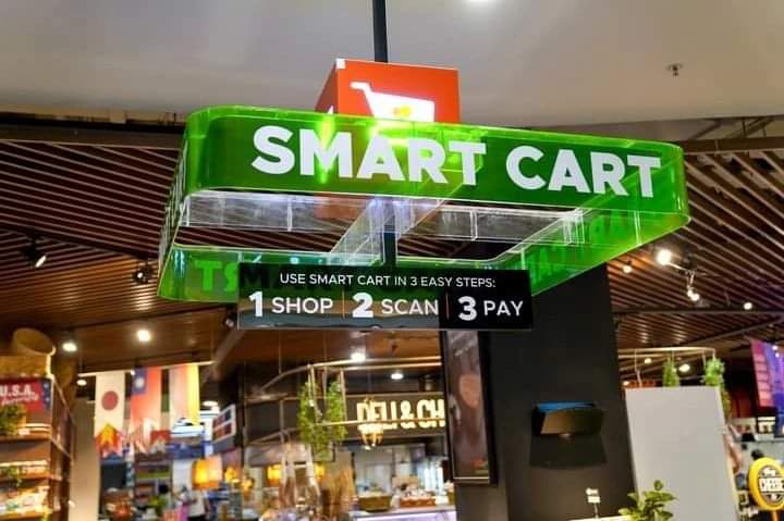 mcsvibes's tweet photo. AllDay Supermarket introduce the very first smart cart in the Philippines!

Visit and try these smart carts at AllDay Supermarket in Evia Lifestyle Center, Las Piñas.

#VillarCreations #AllDaySupermarket #SmartCarts

📷 Manny Villar FB page https://t.co/0peLt8llH5