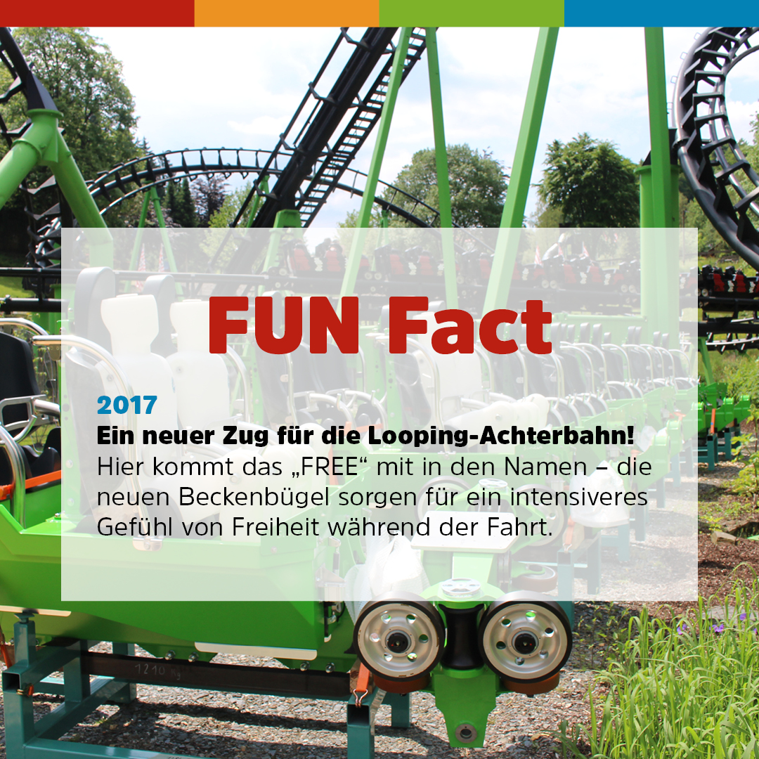 Aaahh, nur noch 5 Wochen bis zur Jubiläumssaison! 🥳✨
Funny Fux hilft euch, die Zeit zu überbrücken und hat  interessante Infos zu alten und neuen Fahrgeschäften rausgesucht, die er in den nächsten Wochen mit euch teilen möchte 🦊
Gestartet wird heute mit unserer SpeedSnake FREE