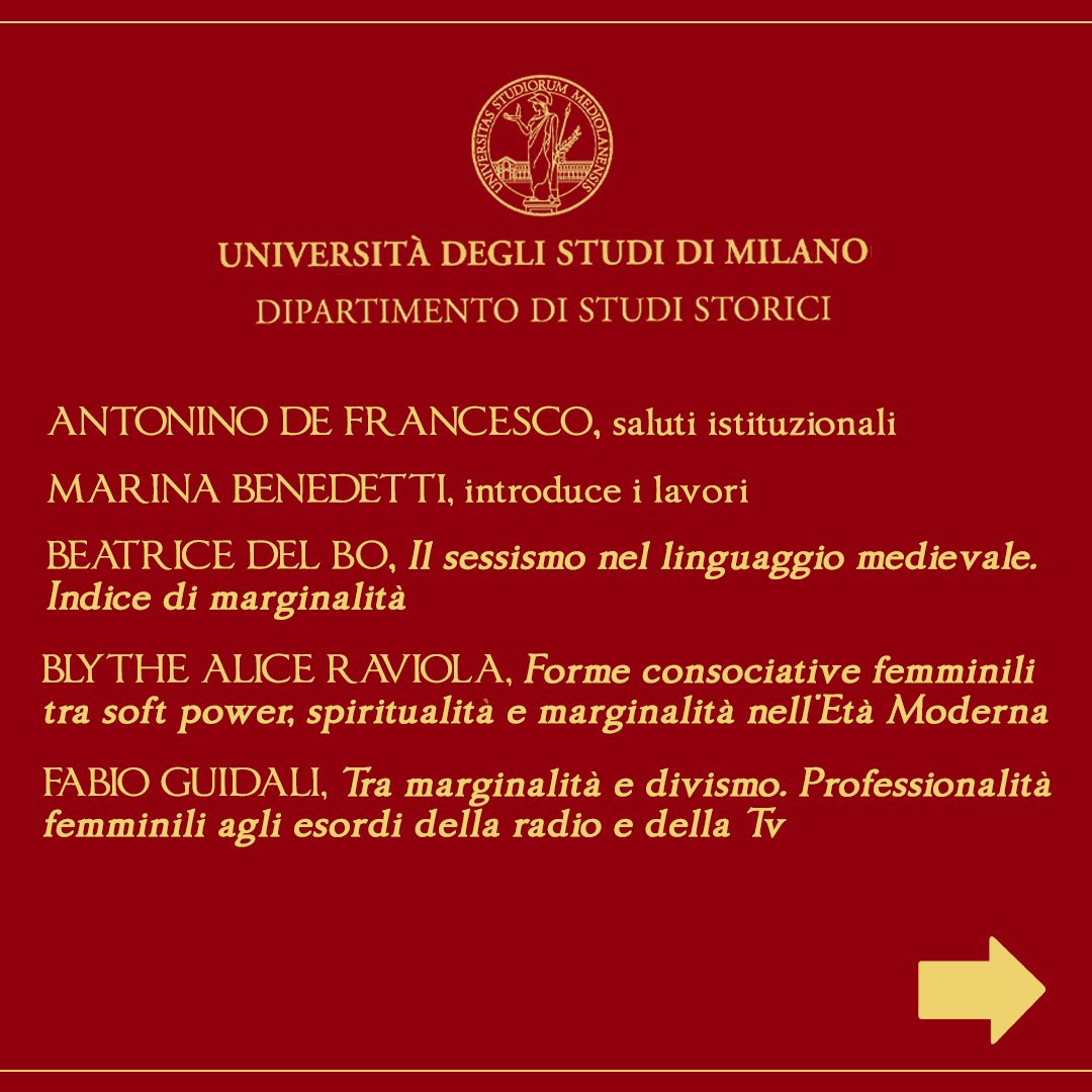 ScacchiereS's tweet photo. Oggi presso @LaStatale una nuova conferenza organizzata da Scacchiere Storico, con ospiti d'eccezione!
Vi aspettiamo!

#8marzo #giornatadelladonna https://t.co/BcjZV7fOpO