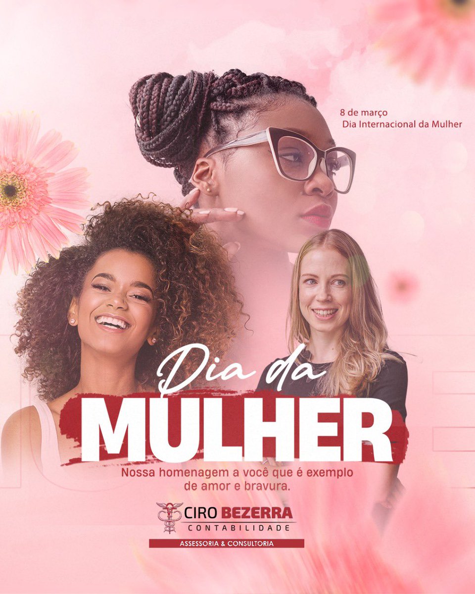 cirobezerrarn's tweet photo. DIA INTERNACIONAL DA MULHER

Inteligente, esforçada, dinâmica, empreendedora, carinhosa, dedicada, amorosa, guerreira… São adjetivos que caracterizam as mulheres. PARABÉNS A TODAS AS MULHERES!

#mulher #mulheresempreendedoras #mulheresempoderadas #mulheres https://t.co/IBnytbAO3s