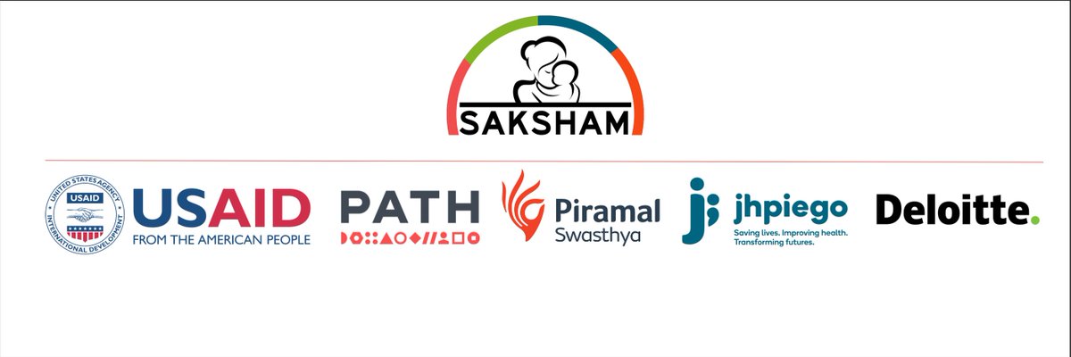 Project #SAKSHAM is being implemented in a consortium mode with <a href="/PATHtweets/">PATH</a> as lead implementation partner along with <a href="/PiramalS/">Piramal Swasthya</a> <a href="/Jhpiego/">Jhpiego</a>  and <a href="/Deloitte/">Deloitte</a> as implementation partners.