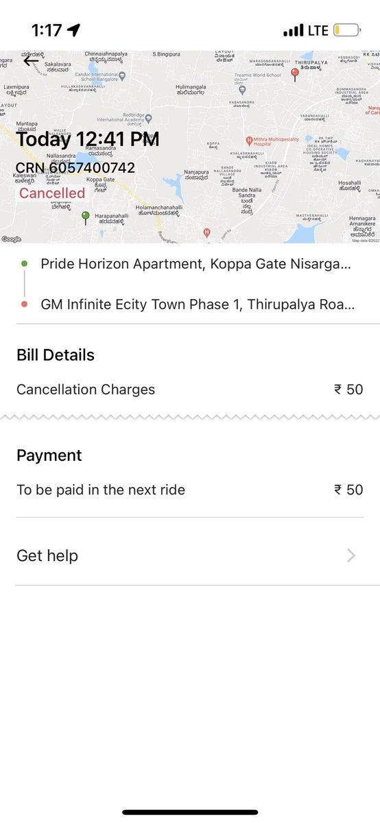 iamanchall's tweet photo. @Olacabs @Ola_Bangalore OLA driver Cancelled my booking after stopping the car midway saying will not switch on the AC and cancellation charges.
I will file petition to ban OLA. I’m being harassed by the drivers everyday.
I use OLA to travel everyday to see my elderly parents https://t.co/CqjoFVMkEa