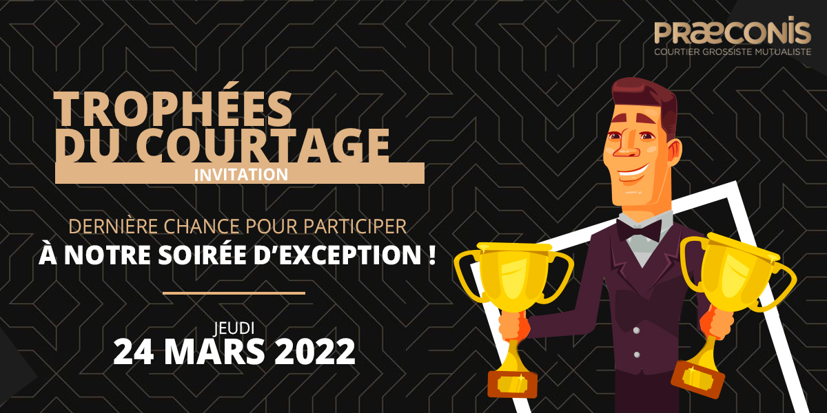 praeconis_fr's tweet photo. [#SAVETHEDATE]
Partenaires #Courtiers, dernière chance pour vous inscrire à LA soirée de l'année👇
🏆#TrophéesDuCourtage🏆

📆Jeudi 24 mars
📍Salons de l’Aéro-Club de France - 75116 Paris
🔔Inscription avant le 15 mars👉https://t.co/NnaOB4fysH

#courtage #praeconis #assurance https://t.co/TyDTo7TlHk