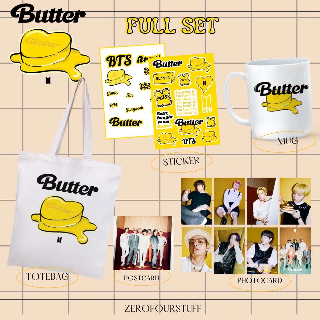zerofourstuff's tweet photo. BTS #BUTTER 🥞 Fan Goods - By Zerofourstuff (Totebag, Mug)

READY Tokopedia https://t.co/fJgAZYt5rJ

Tiktokshop https://t.co/MIER6wNblX

#BTS #BTS_Butter #BTSARMY #Butter #PermissiontoDance #BTSBUTTER  #BTSCONCERT #BTSJIN #BTSJIMIN #BTSV #BTSSUGA #BTSRM #BTSJHOPE #BTSJungkook https://t.co/vkgdnKbVK7