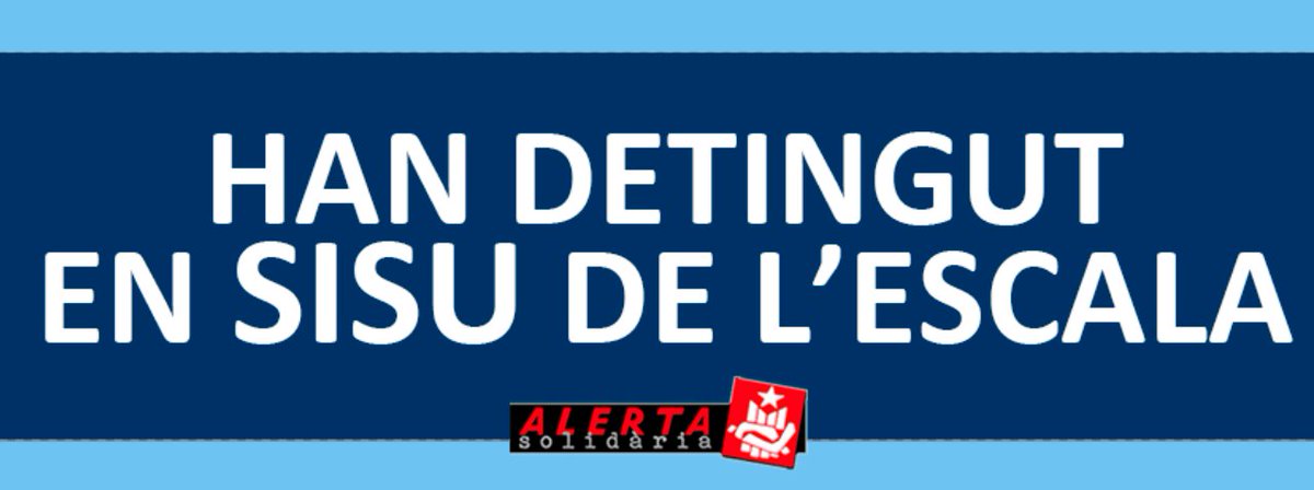 ⚠️DETINGUT EN SISU DE L'ESCALA!

Detingut per desobeir les citacions del jutge que investiga 200 INDEPENDENTISTES pel tall de l'AP7 a la #Jonquera

Els <a href="/mossos/">Mossos</a> l'han detingut ara mateix, a poques hores d'haver tornat de Polònia per portar refugiades ucraïneses als Països Catalans
