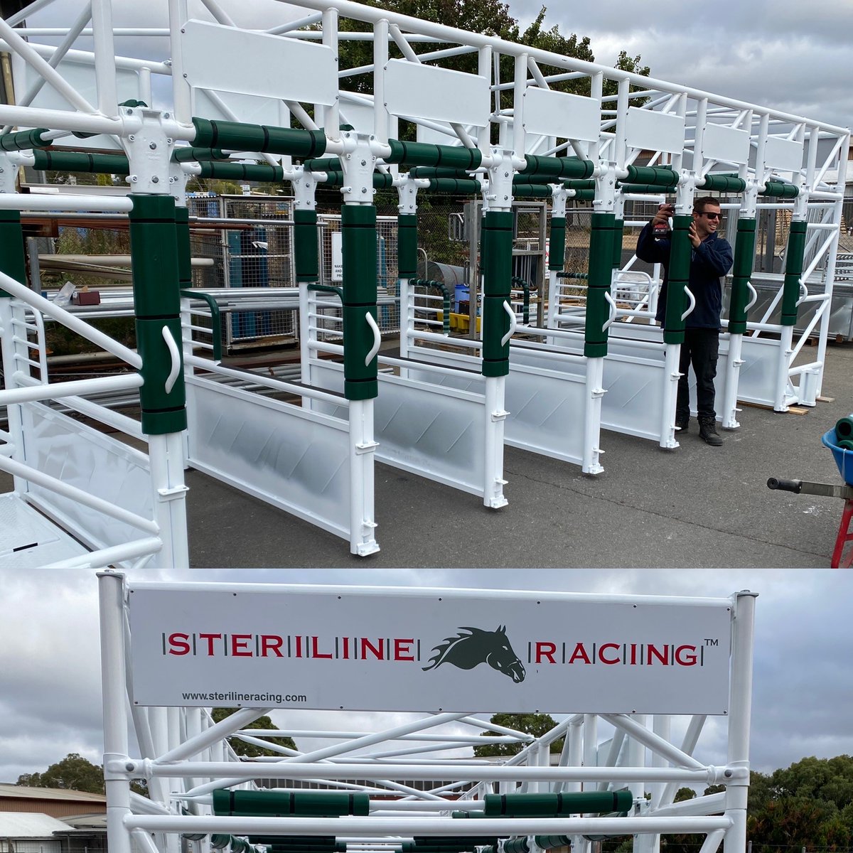 SterilineRacing's tweet photo. Did you know we are adaptable? We can offer design solutions to ship assembled gates - like this set for the Middle East. Talk to us today about how we can help get your gates serviced or preassembled! #steriline #startinggates #racing
https://t.co/1hEepT2rqS https://t.co/bkck4prKWN