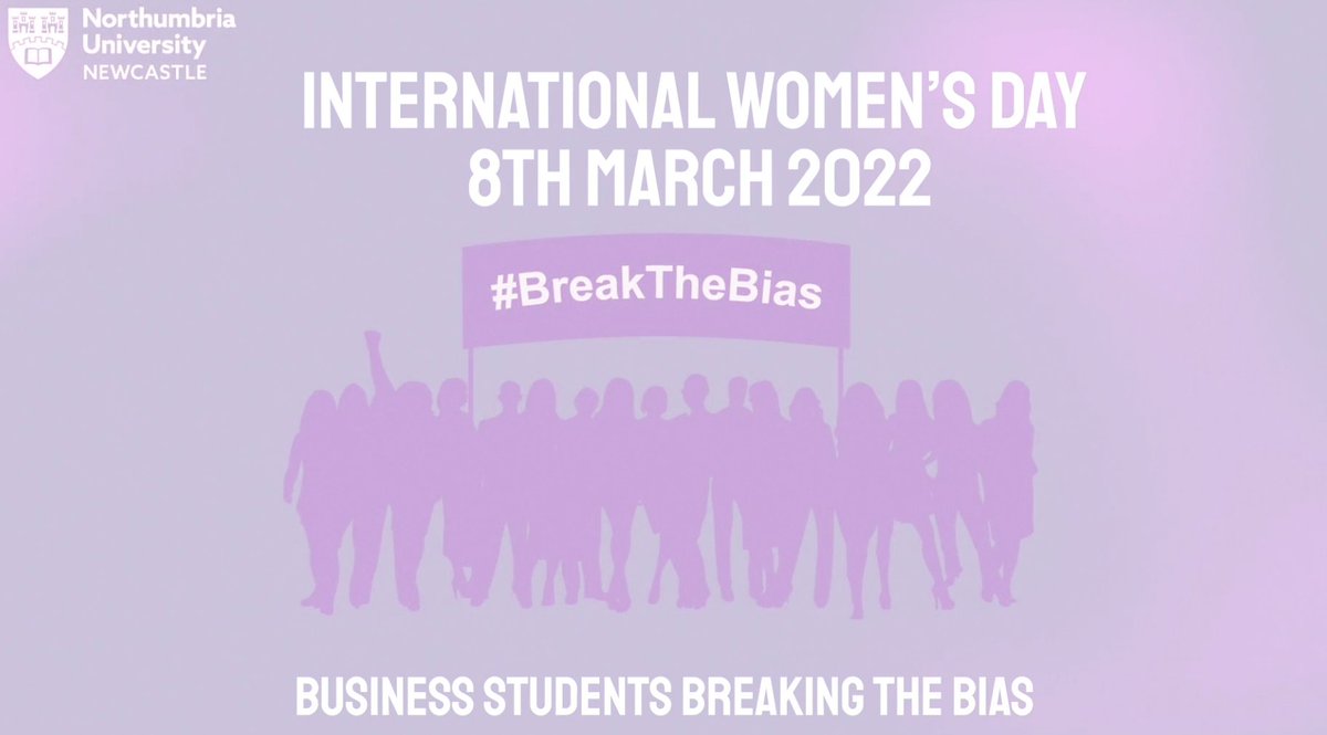 NBS at Northumbria University (@nbsnu) on Twitter photo Happy #InternationalWomensDay2022! Our amazing students have produced this montage of their #BreakTheBias reflections. We are so proud of them! Thanks to Dr <a href="/Juliet_Kele/">Dr Juliet Kele</a> and Dr Steff Worst
<a href="/NorthumbriaUni/">Northumbria Uni</a>
vimeo.com/685396471/a9df… Happy #InternationalWomensDay2022! Our amazing students have produced this montage of their #BreakTheBias reflections. We are so proud of them! Thanks to Dr <a href="/Juliet_Kele/">Dr Juliet Kele</a> and Dr Steff Worst
<a href="/NorthumbriaUni/">Northumbria Uni</a>
vimeo.com/685396471/a9df…