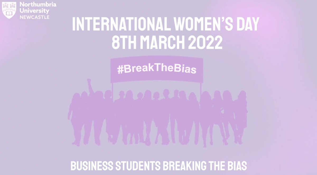 Happy #InternationalWomensDay2022! Our amazing students have produced this montage of their #BreakTheBias reflections. We are so proud of them! Thanks to Dr @Juliet_Kele and Dr Steff Worst @NorthumbriaUni vimeo.com/685396471/a9df…