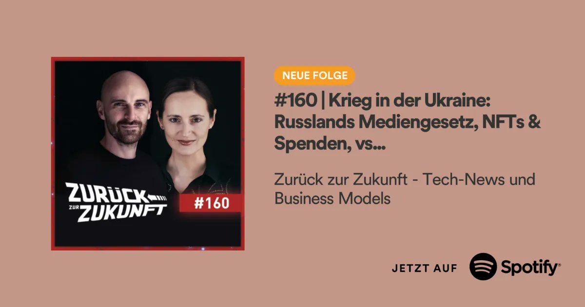 Zurück zur Zukunft Podcast: Tech News & Biz Models tweet media