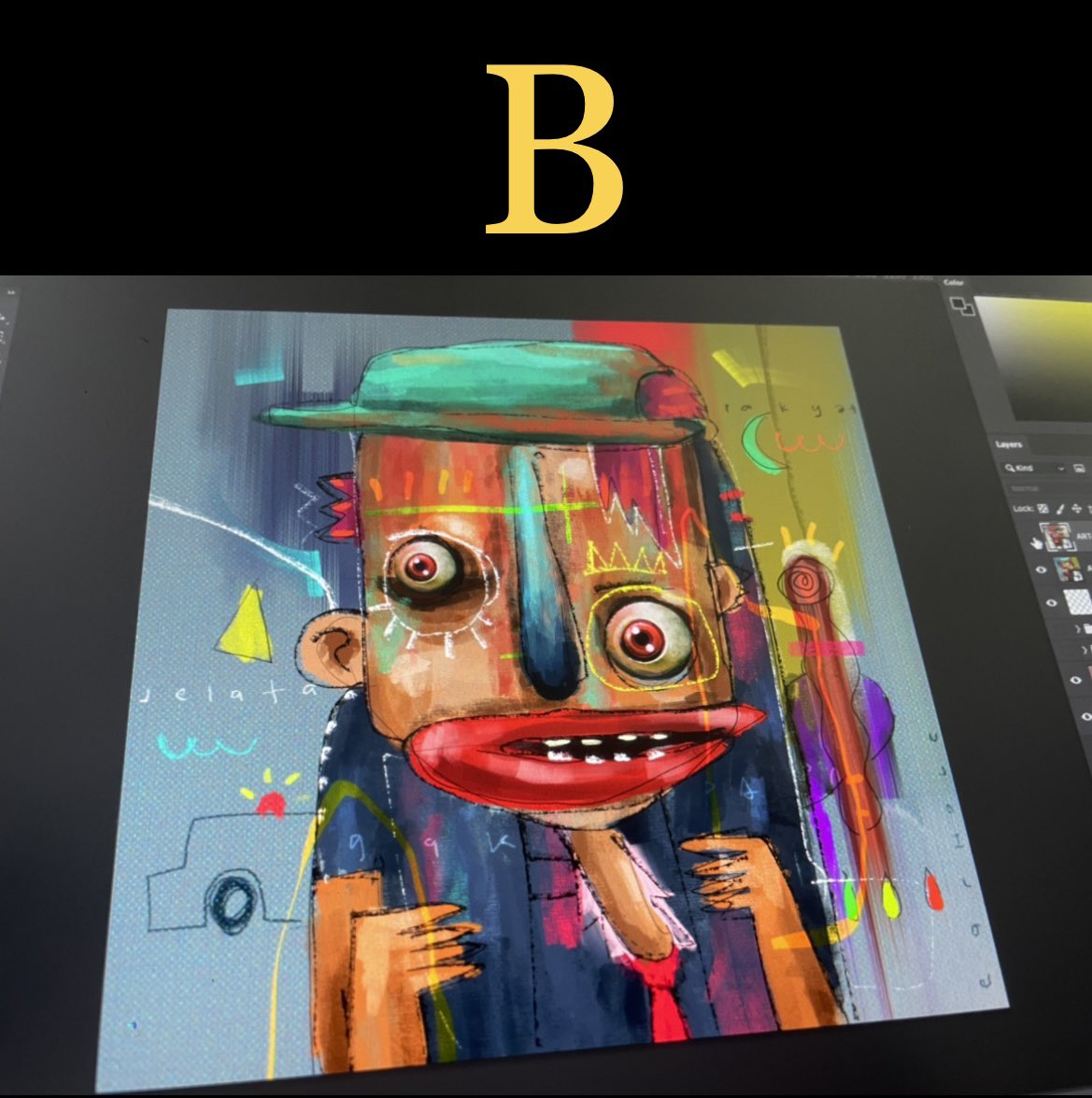 Earholelo's tweet photo. hi, i need your opinion, choose A or B ?  which one do you like ?  choose one and write it below, thank you 😁🙏
#CleanNFT https://t.co/CgSPF7yFtM