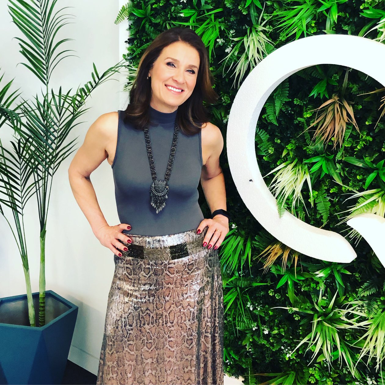 Sequin pencil cheap skirt qvc