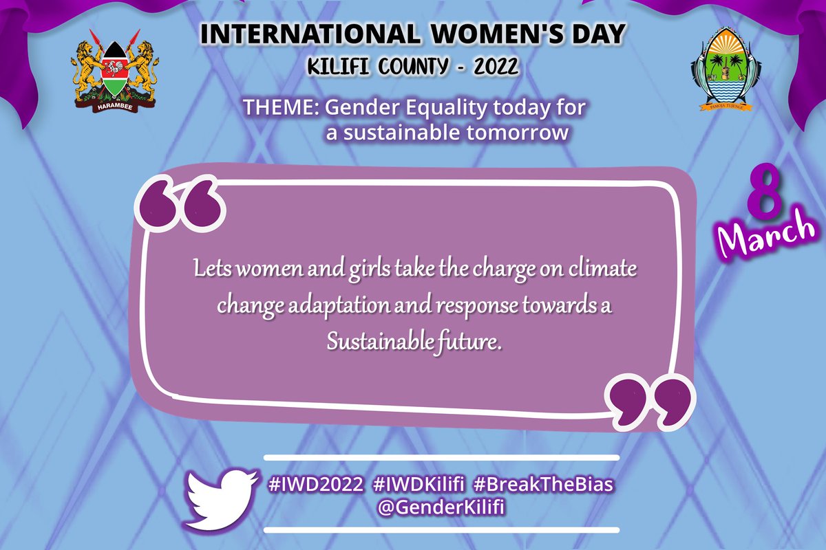 Bahsan_Samow's tweet photo. #BreakTheBias
#IWDKilifi
#IWD2022 https://t.co/NPTlwMn1xK