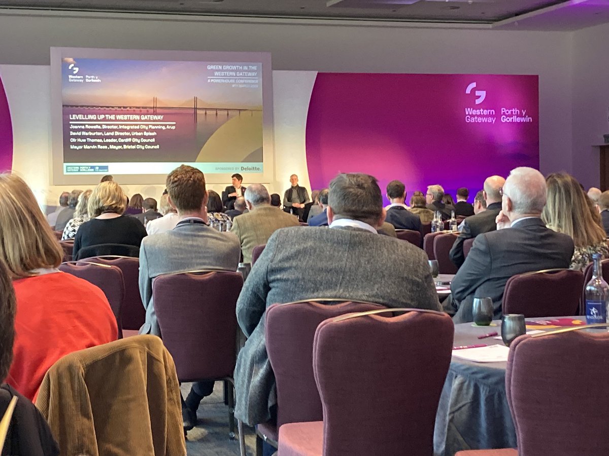 BenRhodes_SW's tweet photo. Excellent morning session at the @WesternGateway_ #Conference … looking forward to speaking later about the @CBItweets work on #clusters and their role in #levellingup #thrivingregions https://t.co/oDpN8Yu8iE