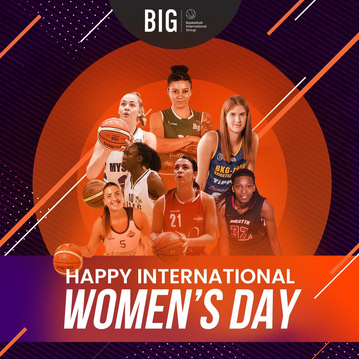 BIG__MANAGEMENT's tweet photo. Happy International Women’s Day ! 

From #BIG Management! 

#womensday #womensday2022 #8march #8marchinternationalwomensday #womenempoweringwomen #womensrights #basketball https://t.co/SgQqmvWYQU