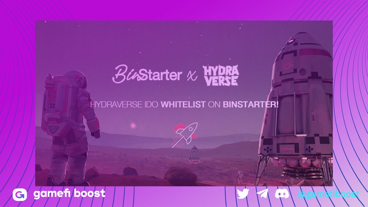 gamefiboost's tweet photo. 🖇️@Hydraverse_io #Whitelist‼️

#IDO - on the @BinStarterio website.
#Whitelist competition winners - in @Hydraverse_io #IDO.

🗓️ Date: March 10th, 2022
💵 Price: $0.045

 #Blockchain  #NFT  #cryptogames  #play2earn 
https://t.co/h6kfSKwSgK https://t.co/yoRHOxvHNW