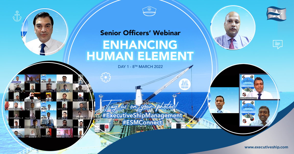 Group_Executive's tweet photo. Our first webinar series of the year focused on enhancing human element has kickstarted discussions on safety, navigation, machinery and environmental compliance, and much more!
https://t.co/TQvX2TewrZ
#ESMConnect #ExecutiveShipManagement https://t.co/4L8U4pNra6