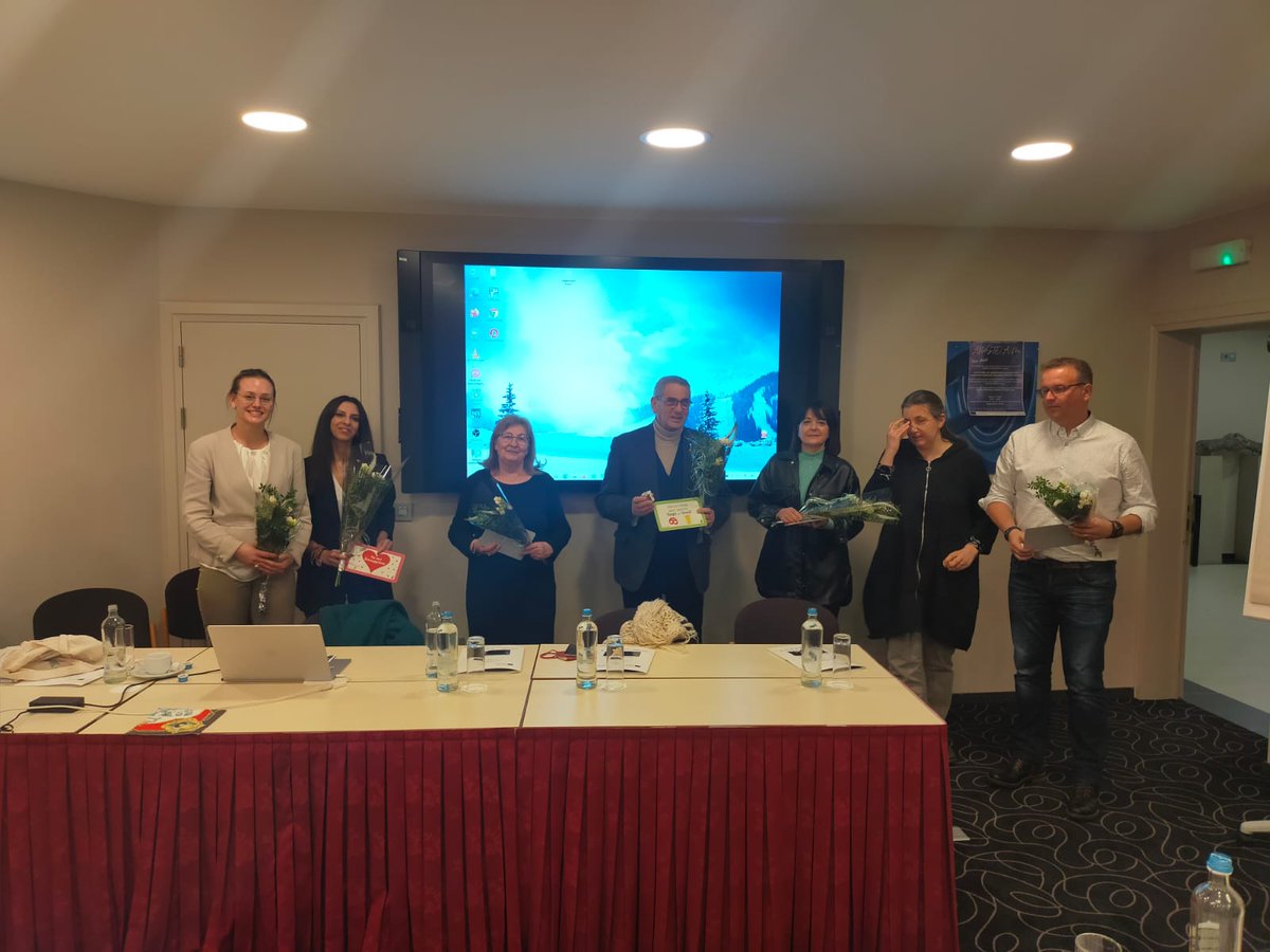 ar4ste's tweet photo. What a fruitful conference! Students and teachers were so actively engaged establishing the sustainability of #AR4STEAM work! Good job everybody! Special thanks to #AEDE for hosting the event! #ErasmusPlus https://t.co/wfmPdy2oCG