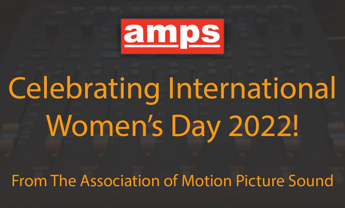 We’re celebrating our female members today and all women working in sound across film, TV and games.

#InternationalWomensDay2022 
#FemaleCreatives
#womeninsound
#IWD2022