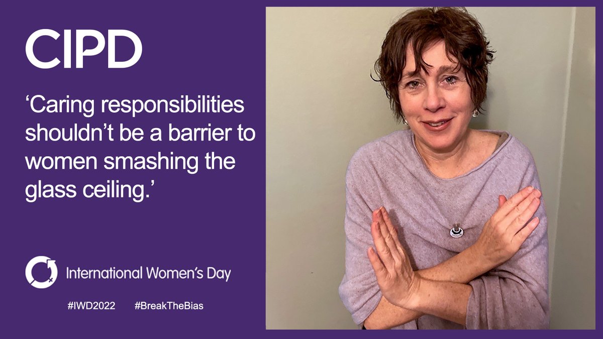 CIPD's tweet photo. We're 100% behind @RSuff on this one! Let's #BreakTheBias and support women who often have to juggle a competing & demanding work + home life. It's #InternationalWomensDay - understand your working carers and support them to succeed ✨: https://t.co/zPofPQ8yyL #IWD2002 https://t.co/6n47cn0AmQ