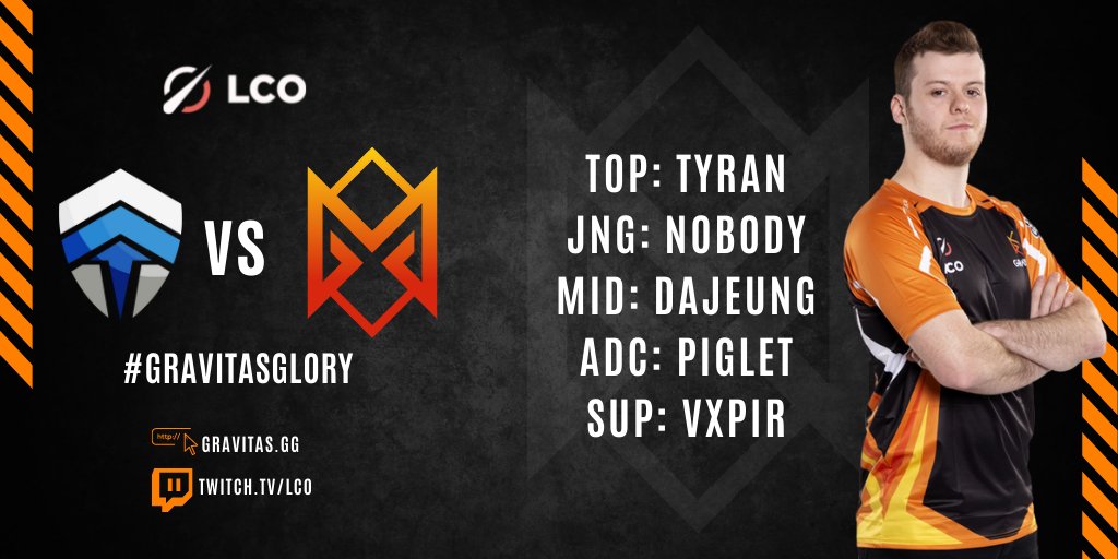 Gravitas's tweet photo. GRAVITAS GAME TIME ⏰
#GravitasSquad ⚔️ 🆚 @ChiefsESC 🛡️
@LCO @LoLEsports on Twitch now
Watch 🖥️ https://t.co/T84odcZ845
#GravitasGlory #GRVWin #CHFvsGRV https://t.co/U9IZVxdviK