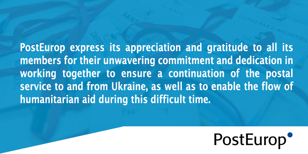European Postal Operators are dedicated to keep #Postal Services running to ensure #HumanitarianAID  reaches #Ukraine🇺🇦!

Read the full statement 👉👉posteurop.org/showNews?selec…