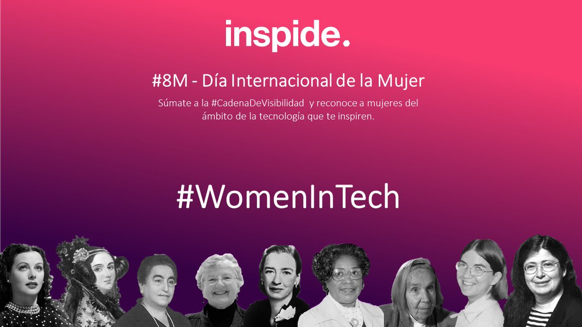 inspide_me's tweet photo. 💜 Este #8M queremos visibilizar a las increíbles profesionales que trabajan en tecnología. ¡Y necesitamos tu ayuda! 

Menciona a la mujer a la que quieres dar tu reconocimiento, incluye #WomenInTech e invítala a que haga lo mismo para crear juntos una #cadenadevisibilidad https://t.co/yO5goCGAlH