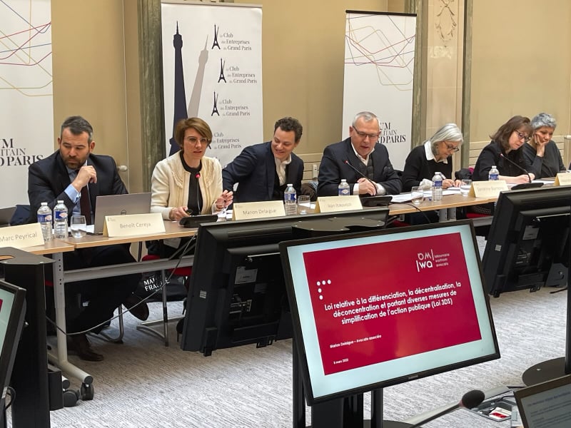 [Séminaire actualité juridique du Grand Paris]
Marion Delaigue, avocate associée du cabinet @lwa_avocats, explique ce que change la loi #3DS sur:
- les nouvelles dispositions #SRU pour les logements sociaux
- et les baux solidaires

<a href="/mariondelaigue/">Marion Delaigue</a> <a href="/Jacques_Godron/">Jacques Godron</a>