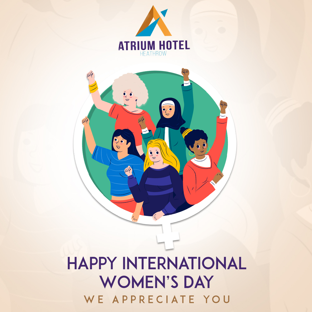 Happy Women’s Day to all Strong, Intelligent, Talented, and simply wonderful women of this world! Don’t you ever forget that you are loved and appreciated 🌹

#AtriumHotel #London #Londonhotel #WomensDay #IWD2022 #InternationalWomensDay #SeeHer