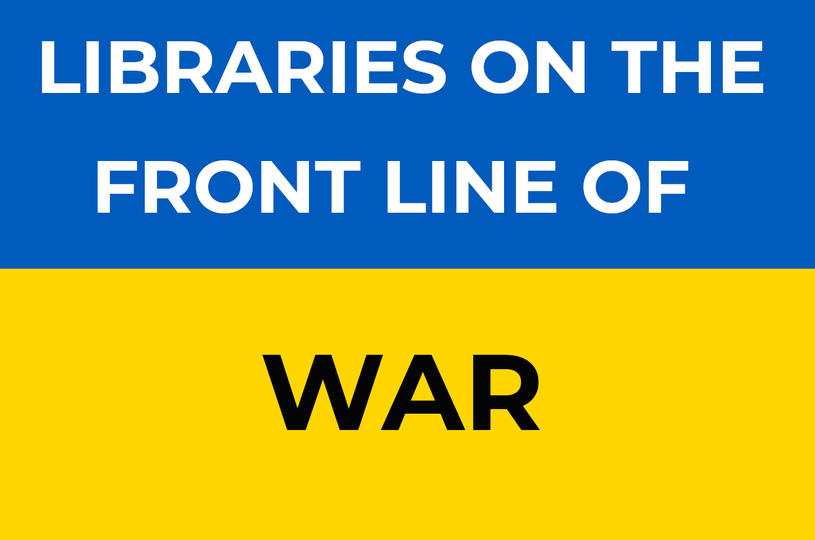 On the front line of war - #Ukraine #libraries providing shelters, access to information &amp; internet, launching humanitarian hubs, documenting the war &amp; supporting each other - <a href="/irynakuchma/">Iryna Kuchma</a> writes from Ukraine - bit.ly/3HTuYD1 #StandWithUkraine️