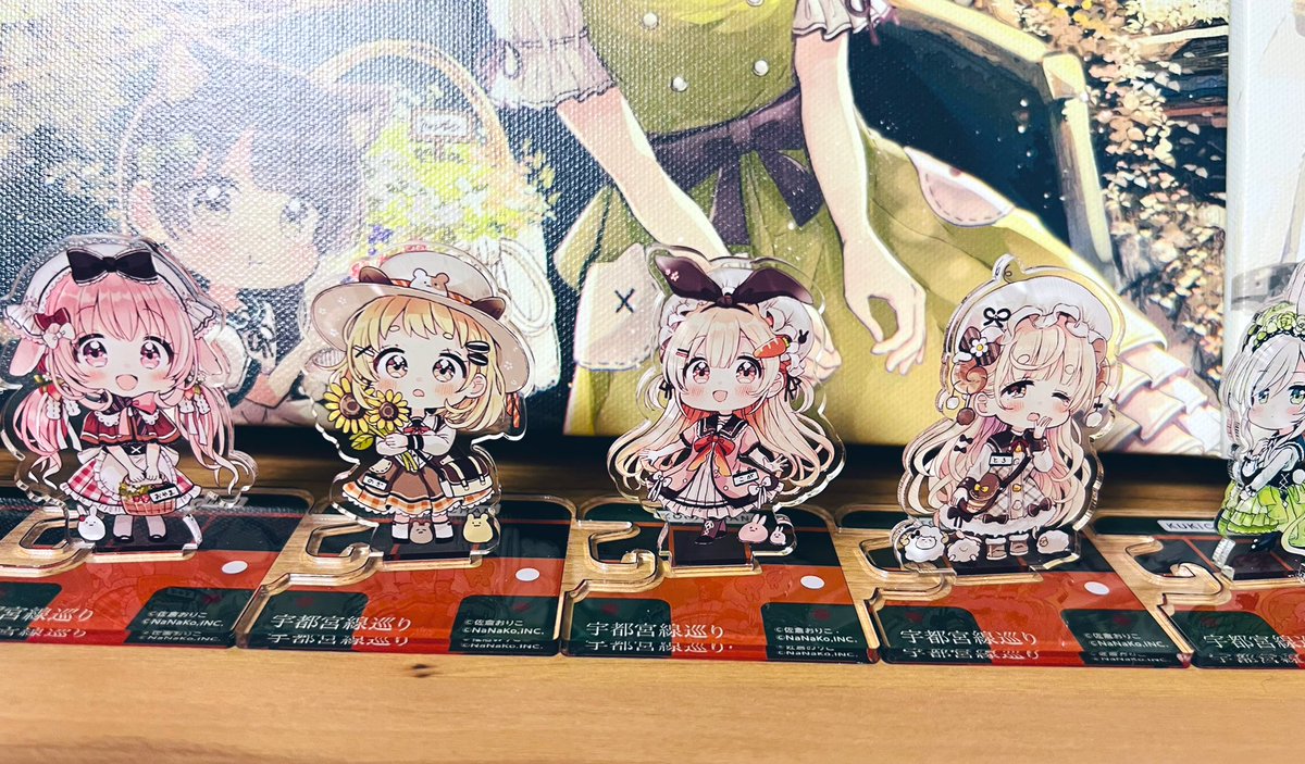 「#宇都宮線巡り のグッズ第4弾が届きました!折り返し地点です!3月12日からNa」|佐倉おりこ🍀ぬり絵本5/10発売🎨 ｺﾐﾃｨｱ144【く13b】のイラスト