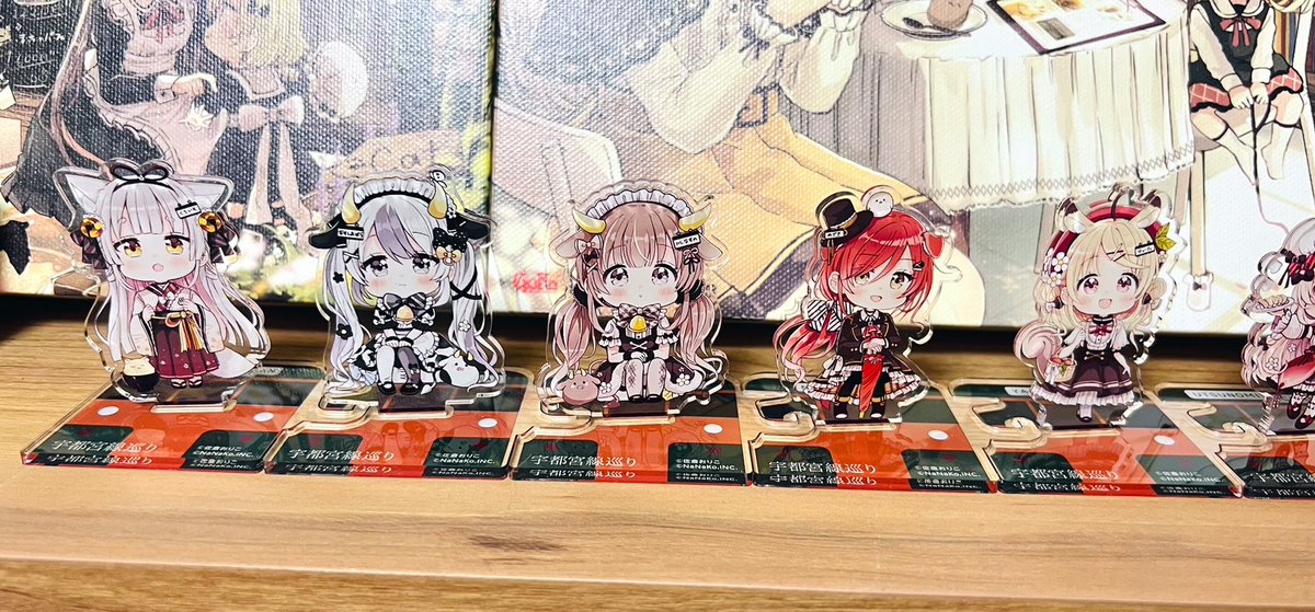 「#宇都宮線巡り のグッズ第4弾が届きました!折り返し地点です!3月12日からNa」|佐倉おりこ🍀ぬり絵本5/10発売🎨 ｺﾐﾃｨｱ144【く13b】のイラスト