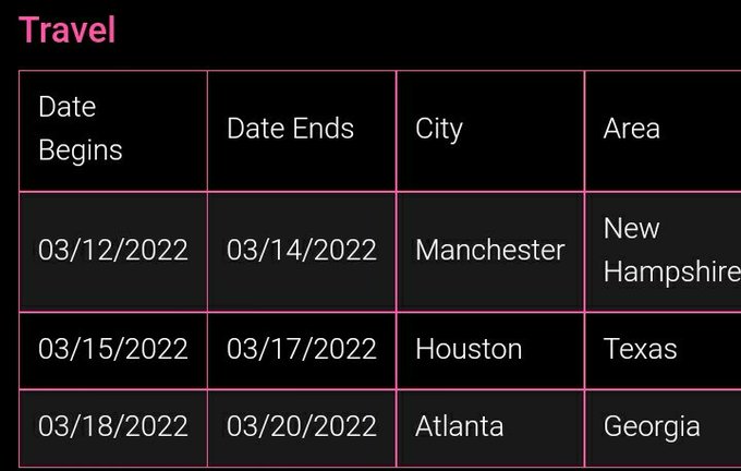NEW Tour Dates....  Also, I'll be with @KOQueenGia in HOUSTON, TX.  So book your doubles, customs and<a class="tags" href="/tag/koqueengia">@koqueengia</a><a href="/tag/footworship"class="tags"><span>#footworship</span></a><a href="/tag/thickthighs"class="tags"><span>#thickthighs</span></a><a href="/tag/smothering"class="tags"><span>#smothering</span></a><a href="/tag/amazonamanda"class="tags"><span>#amazonamanda</span></a>