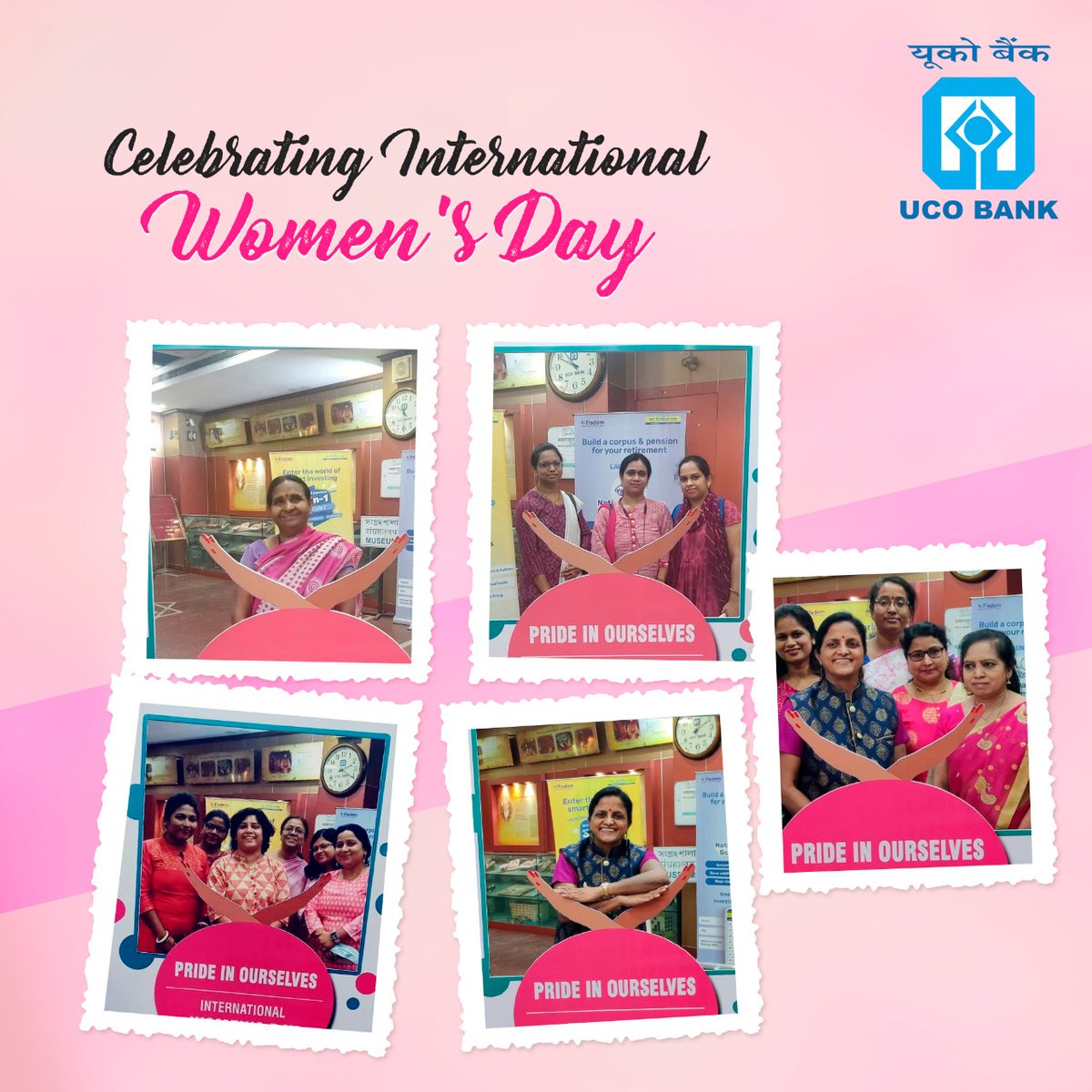 UCOBankOfficial's tweet photo. Proud to Celebrate the power of Women! Women's Day Celebration at UCO Bank Head Office, Kolkata.
#HappyWomensDay to every woman.
#UCOBank  #HonoursYourTrust https://t.co/GrXbHZXwOH