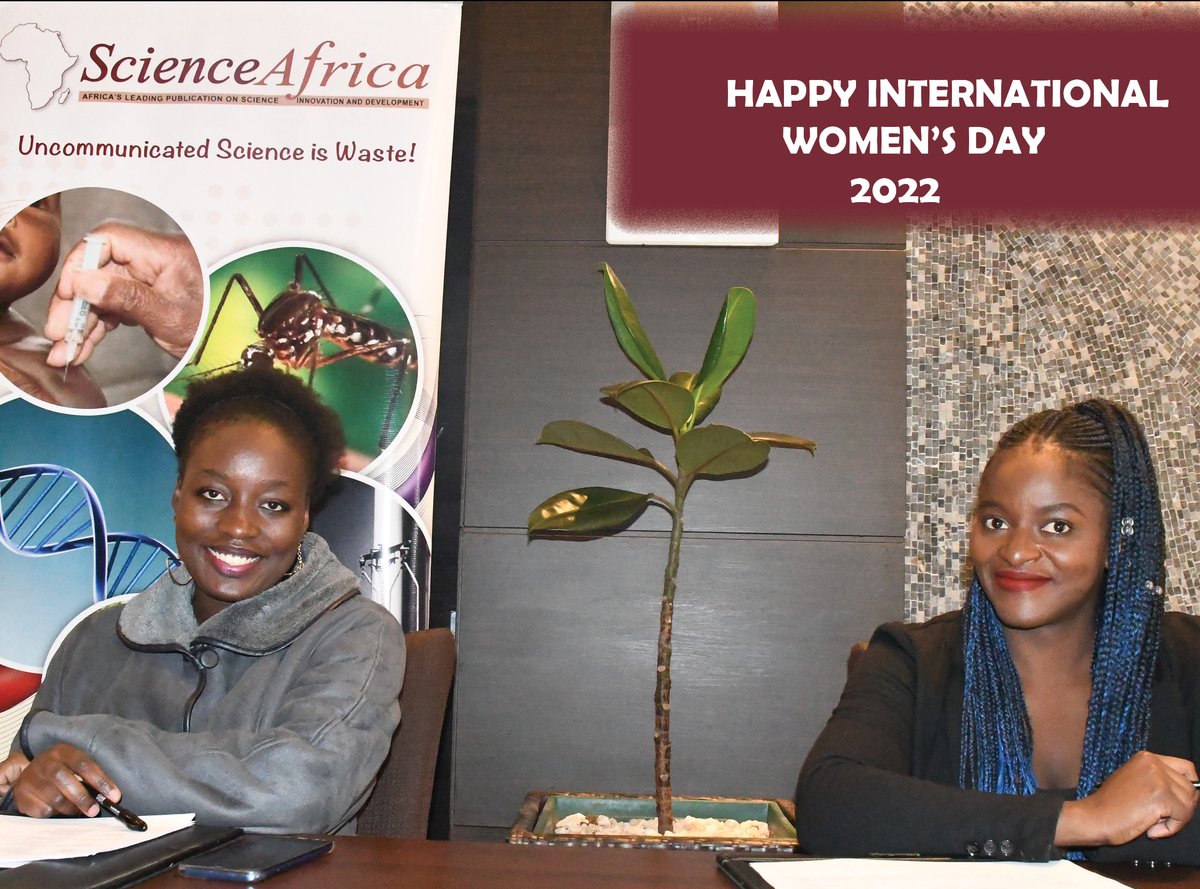 Happy #IWD2022 from team ScienceAfrica .Today we celebrate all women for their generous endeavour towards building our great society, nation and the world at large. You are appreciated. #IWD2022 #WomensDay 
♀️♀️♀️♀️🚺🚺🚺