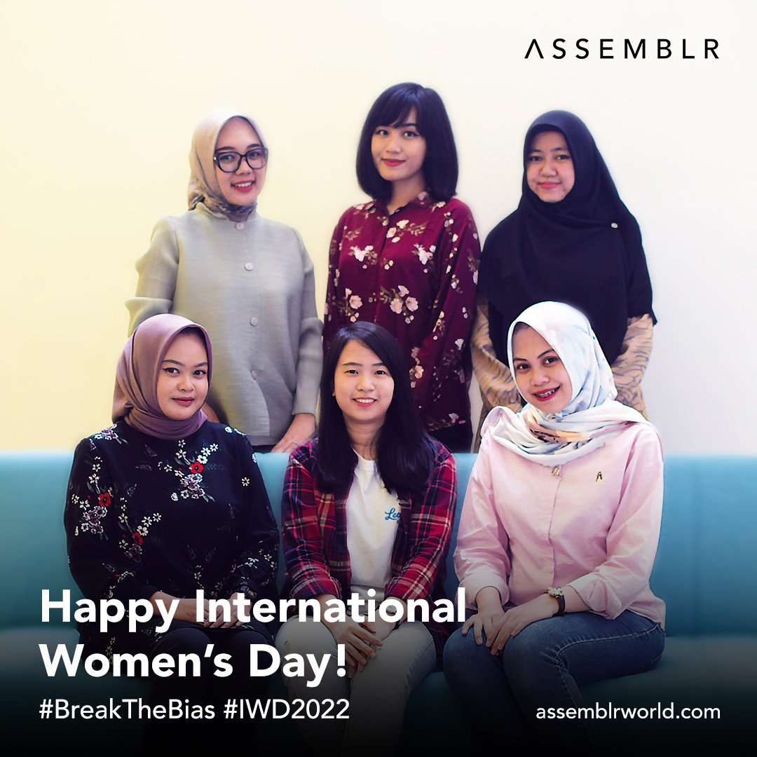 assemblrworld's tweet photo. In light of International Women’s Day 2022, let us introduce you to the Assemblr Girls! Six girls with six powerful ideas, ready to bring an impact in the tech industry. Girl power it is! 💪🏼 #Assemblr #ARForEveryone #BreakTheBias #IWD2022 #WomensDay  #girlspower https://t.co/ZGiZjz8RUK