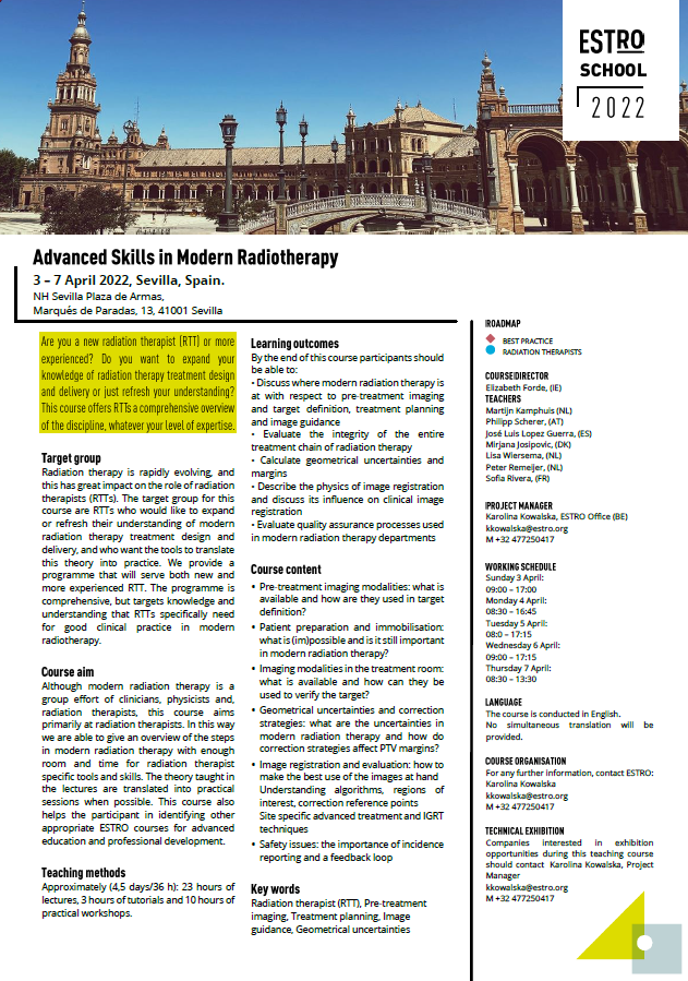 Paula Cayón, Álvaro Gaitán y Rocío Rodríguez adjudicatarios de las #Becas <a href="/SEOR_ESP/">SEOR.es</a>  para #técnicos para el curso <a href="/ESTRO_RT/">ESTRO</a> : “Advanced Skills in Modern radiotherapy” Enhorabuena!!!